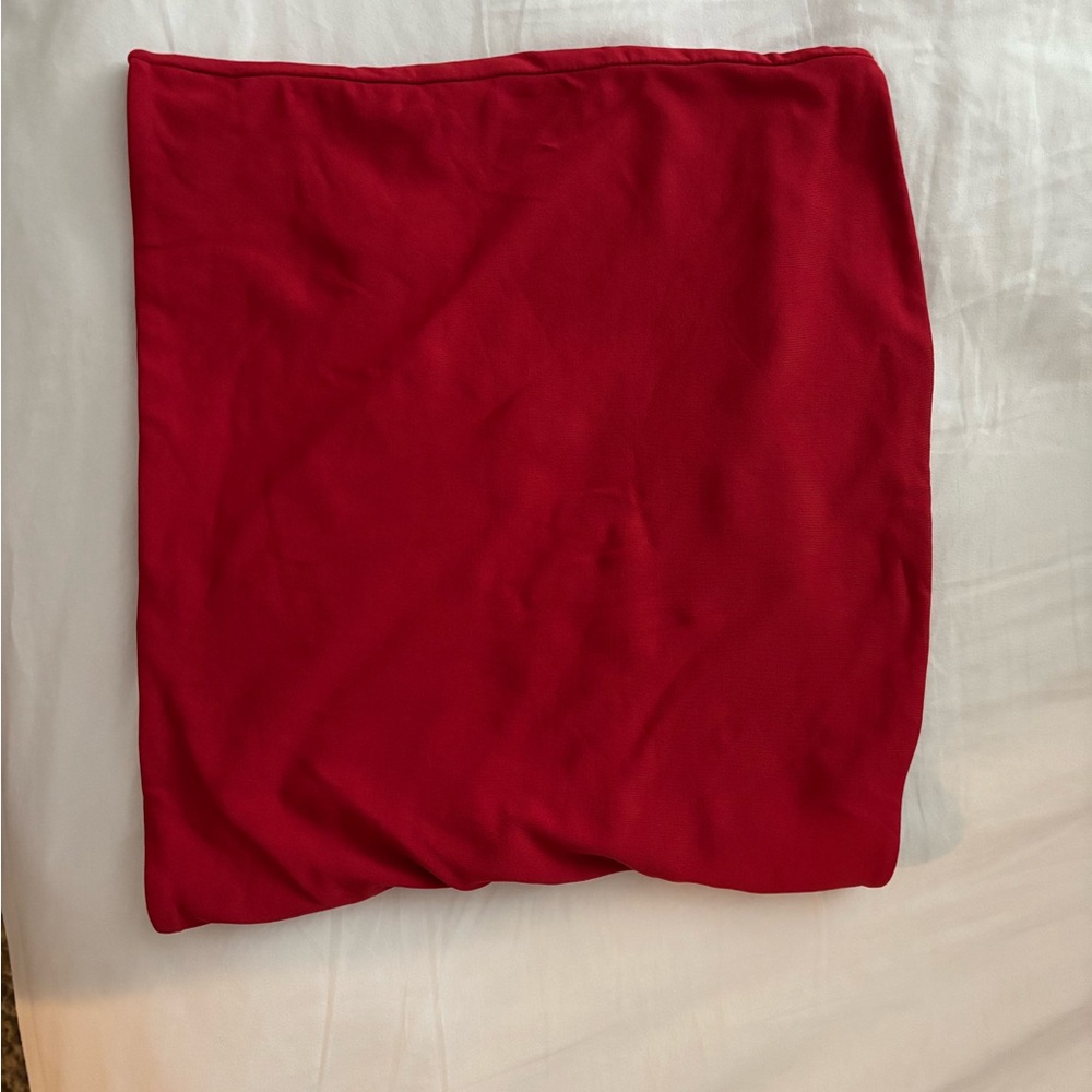 Aritzia red babaton contour tube top